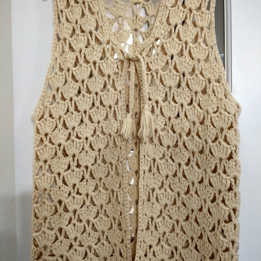 Hand crochet sweater